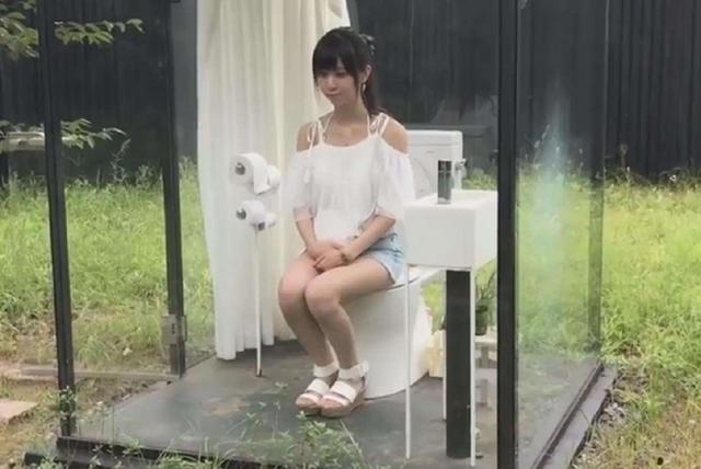 女性去日本旅游,上“透明公厕”时,该如何保护隐私呢