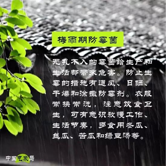 梅雨这些事儿，你应该知道！