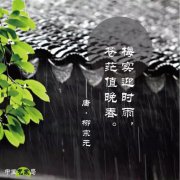 梅雨这些事儿，你应该知