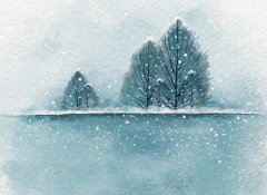 小雪节气唯美图片 2019小雪