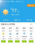 北秦皇岛明天4月13日起未