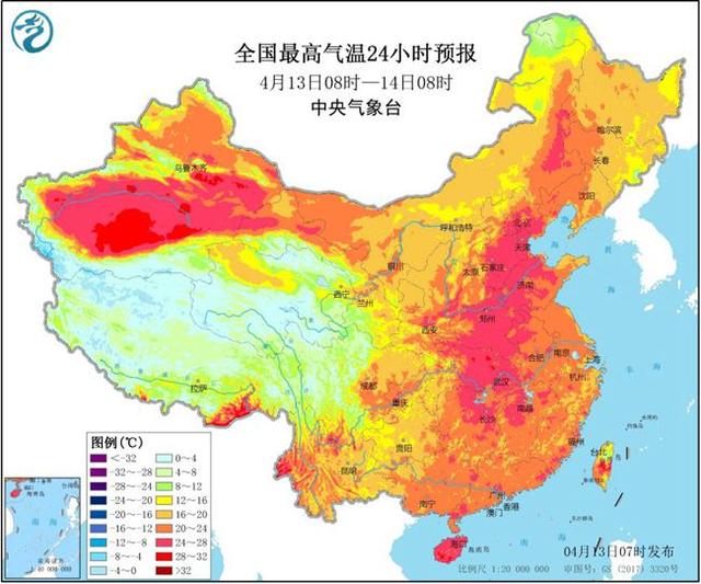 全国降水稀少 华北东北气温创新高江南恍如初夏