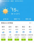 贵州贵阳明天4月16日起未