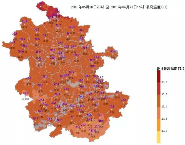 夏至天气预报