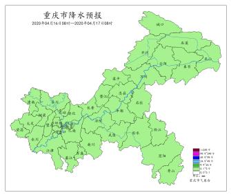 快讯!中央气象台发布重庆市明(17日)起未来6天天气预报