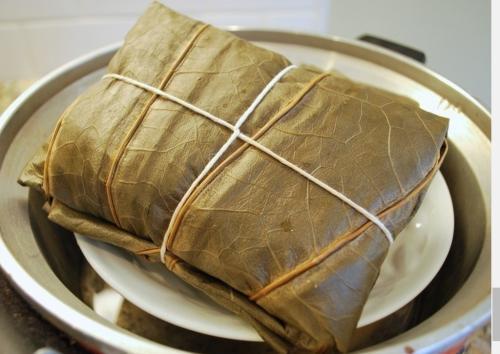 广东特色茶点——糯米鸡,荷叶飘香口感好,越吃就越爱!