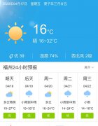 福建福州明天4月18日起未