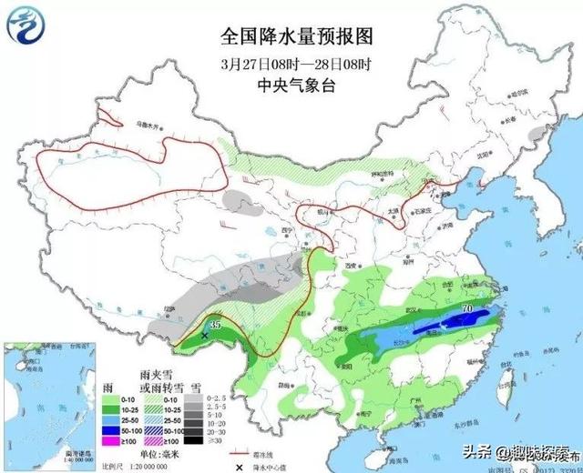 天气突变，新一轮暴雪和暴雨几乎同时到达，倒春寒又要来了？