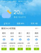 四川雅安明天4月19日起未