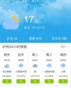 四川泸州明天4月19日起未