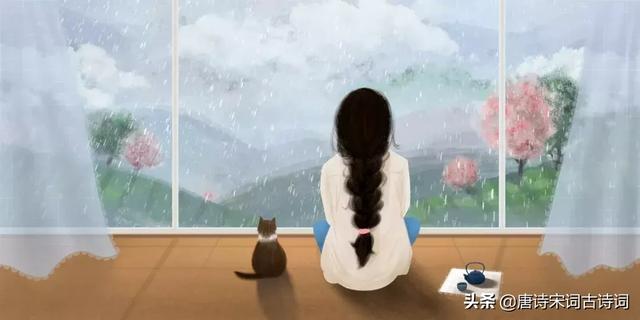 40首谷雨诗词,人间暮春,雨落情长