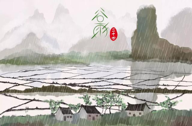 10首谷雨诗词,青山绿水,繁花开遍