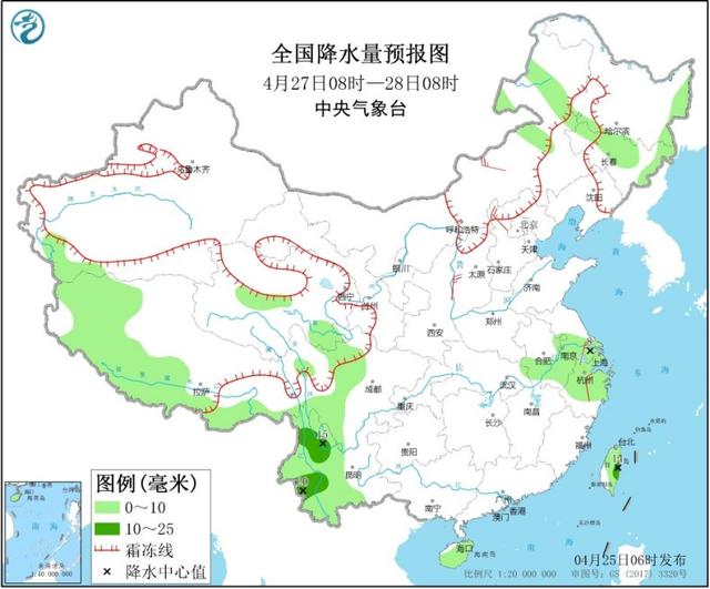 云南等地多阴雨天气  北方大部地区有大风