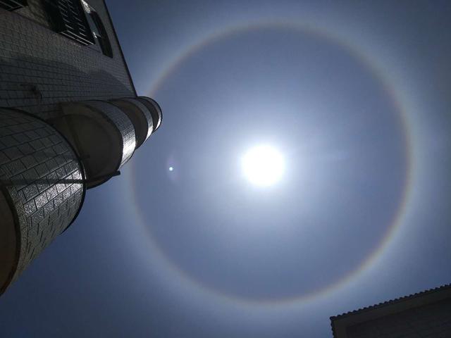 福州又现日晕!最近太阳为何频频“自带光环”,有原因的