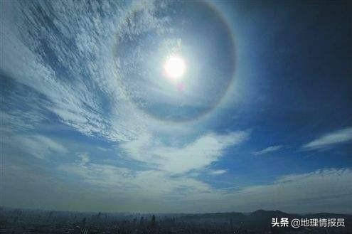 神奇!福建多地出现日晕现象