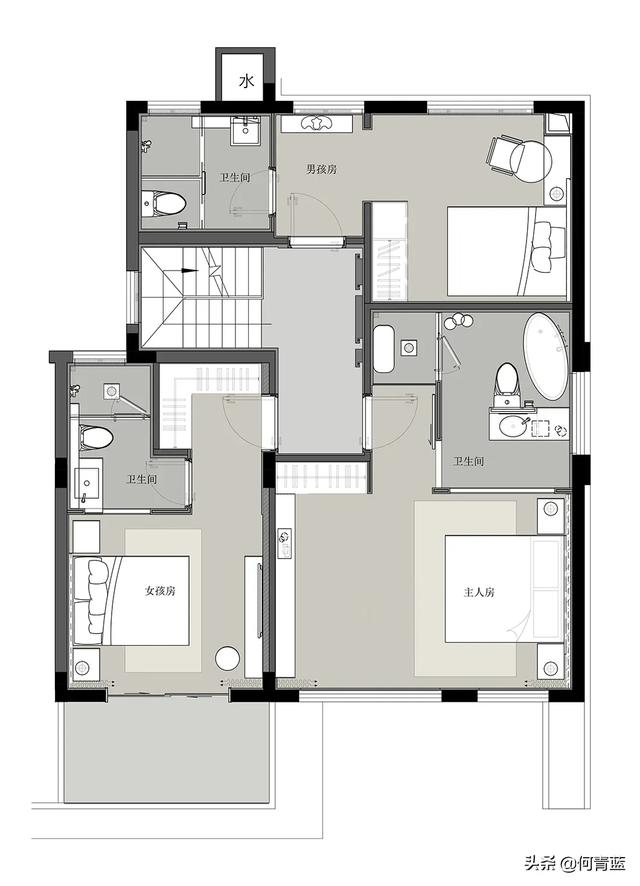 家居丨240m² 简约叠墅,探寻沉静的艺术!