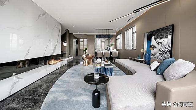家居丨240m² 简约叠墅,探寻沉静的艺术!
