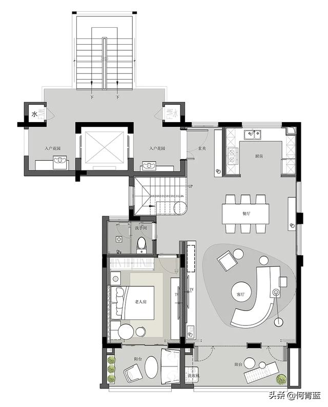 家居丨240m² 简约叠墅,探寻沉静的艺术!