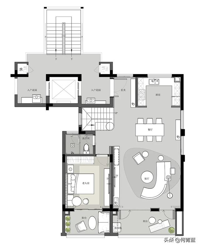 家居丨240m² 简约叠墅，探寻沉静的艺术！