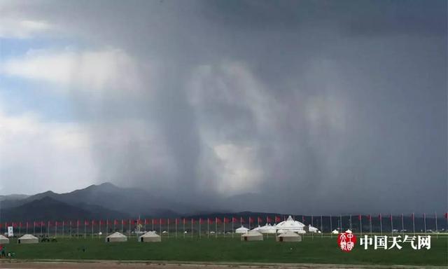 天空又出奇妙天象！雨幡了解吗？