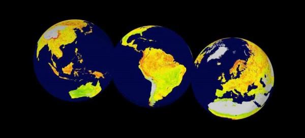 新方法展示全球部分地区生态系统对气候变化的敏感性