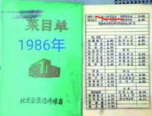 全聚德280元一只“烤鸭”，看到30年前价格后，网友：认真的？