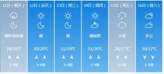 济南市5月11日—16日期间天