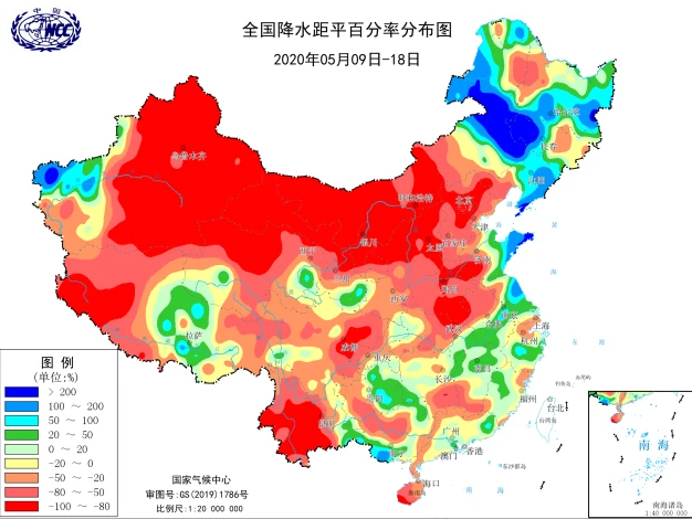 河南干旱未来可能扩大！降雨甚至比新疆还少