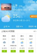 上海市4日起未来三天天气