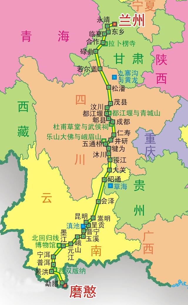 跨4省，全长2827千米，从北到南的这条路，风景堪比318