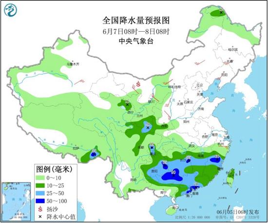 江南华南暴雨“接力”京津冀周日再遭高温