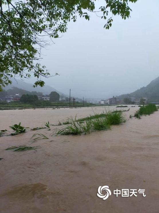 江西萍乡遭暴雨侵袭 内涝严重山体塌方