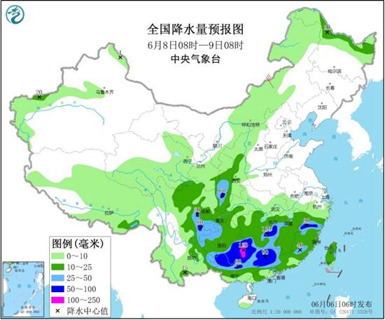 周末江南华南暴雨不断 华北局地热出新高度