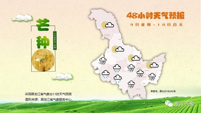 雷雨+阵雨！黑龙江气象台发布明（9日）起未来三天天气预报