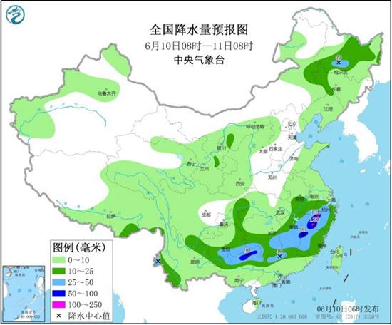 强降雨“转战”江南东部 华北黄淮高温再“冒头”