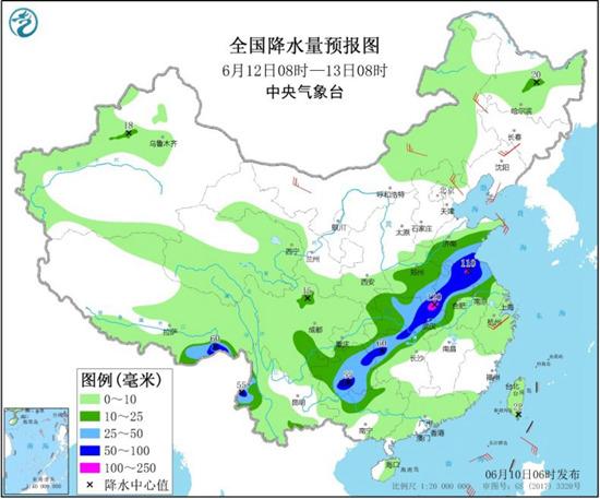 强降雨“转战”江南东部 华北黄淮高温再“冒头”