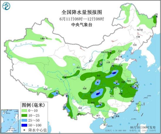 强降雨“转战”江南东部 华北黄淮高温再“冒头”