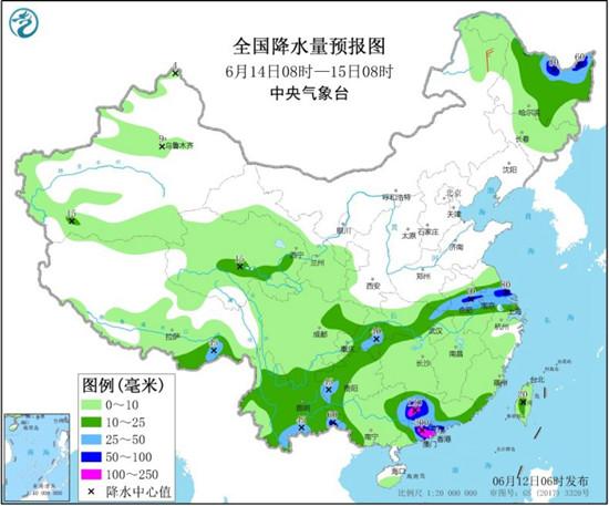 新一轮强降雨今日达鼎盛 黔湘鄂皖等地有大到暴雨现身