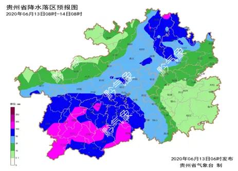 大雨暴雨+大暴雨！贵州贵阳、铜仁等8市州局部暴雨或大暴雨