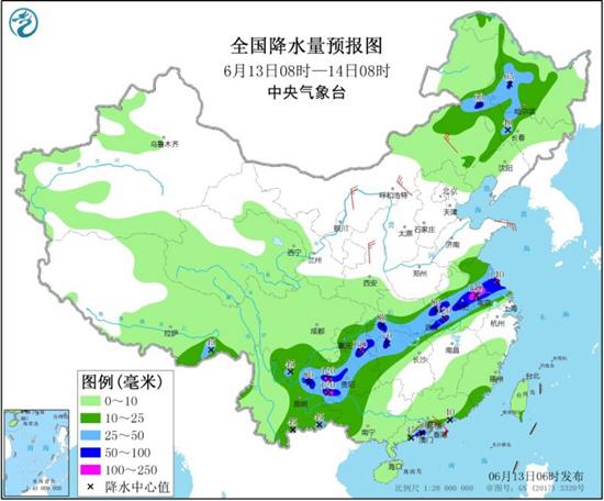 西南江淮强降雨增多 高温南北两端“冒头”