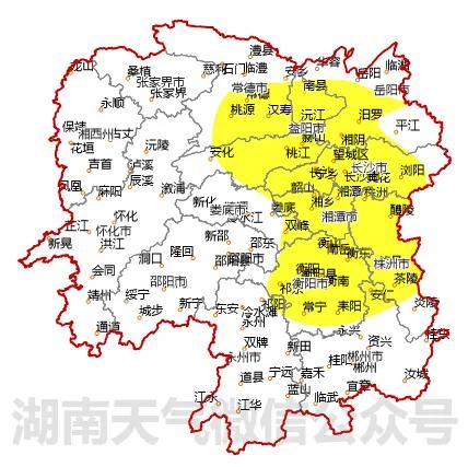 高温+雷暴!湖南气象台发布明(16日)起未来三天天气预报
