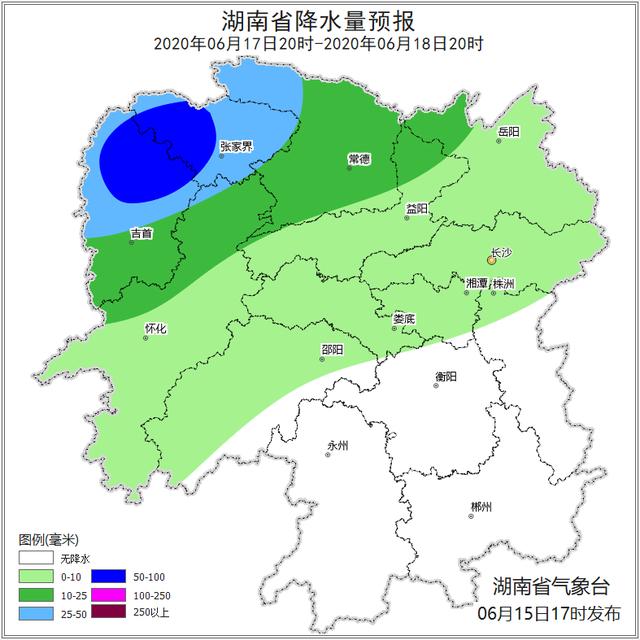 高温+雷暴!湖南气象台发布明(16日)起未来三天天气预报