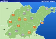 6月3日起，山东中西部地区