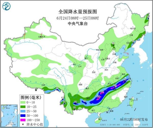 长江中下游遭遇入汛以来最强降雨 暴雨将横扫10省市区