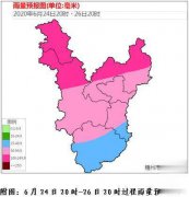 致灾风险较大。建议各地