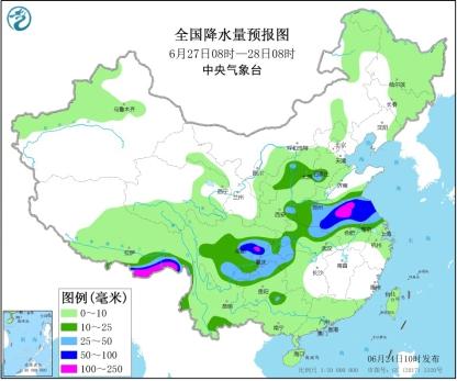 长江中下游现入汛以来最强降雨过程 局地日雨量破6月历史极值
