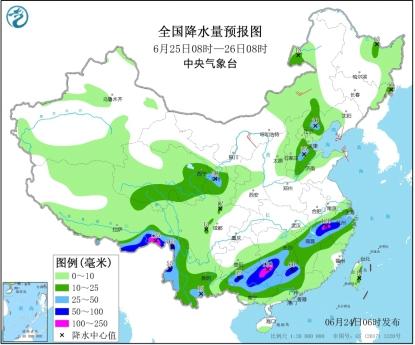 长江中下游现入汛以来最强降雨过程 局地日雨量破6月历史极值