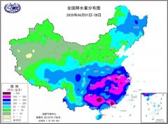 近六分之一国土雨量超2