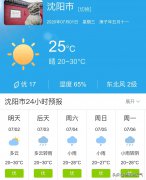 辽宁沈阳市明天7月2日起未