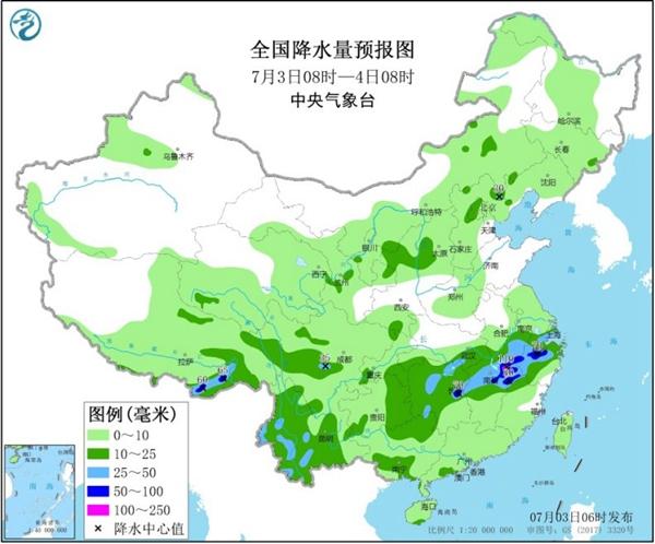 暴雨预警中断今日南方雨势减弱 明起新一轮强降雨登场